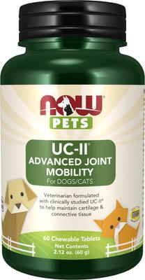 UC-II Advanced Joint Mobility Dog & Cat Supplement, 60 Count