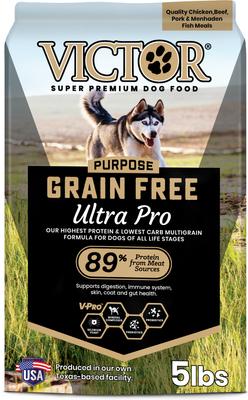 Grain-Free Ultra Pro High Protein Low Carb Active Dry Dog Food, 60-lb bundle