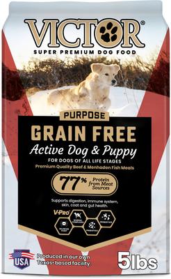 Grain-Free Active High Protein Dry Dog Food, 30-lb bag