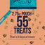 Wild Salmon Single Ingredient Freeze-Dried Dog Treats, 2.75-oz pouch