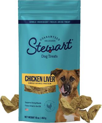 Chicken Liver Single Ingredient Freeze-Dried Dog Treats, 2.5-oz bag