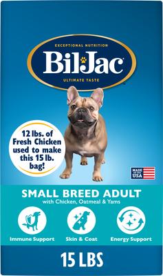 Small Breed Puppy Chicken, Oatmeal & Yam Recipe Dry Dog Food, 6-lb bag