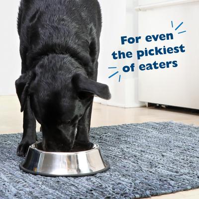 Alimento seco para perros Picky No More de razas medianas y grandes con receta de hígado de pollo, bolsa de 27 lb