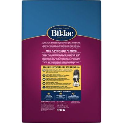 Alimento seco para perros Picky No More de razas medianas y grandes con receta de hígado de pollo, bolsa de 27 lb