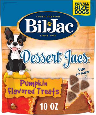 Dessert Jacs Pumpkin Flavored Dog Treats, 10-oz bag