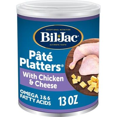 Platos de paté con pollo y verduras, comida enlatada para perros, 13 oz, caja de 12