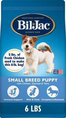 Small Breed Puppy Chicken, Oatmeal & Yam Recipe Dry Dog Food, 6-lb bag