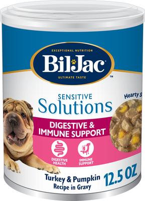 Sensitive Solutions Turkey & Pumpkin Wet Dog Food, 12.5-oz can, case of 12