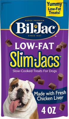 Low-Fat SlimJacs Slow-Cooked Dog Treat, 4-oz pouch
