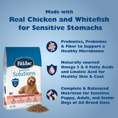 Sensitive Solutions Chicken & Whitefish Recipe Dry Dog Food, 15-lb bag