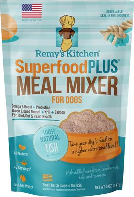 SuperfoodPLUS Meal Mixers Fish Grain-Free Dog Food Topping, 5-oz bag