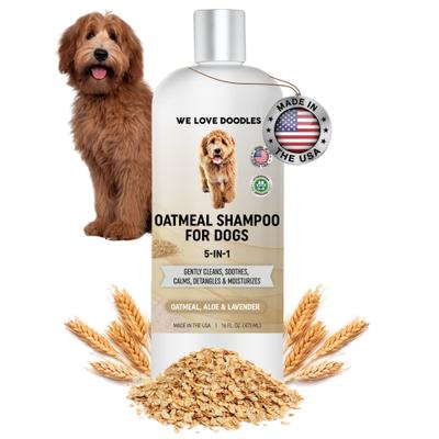 5-in-1 Premium Oatmeal Dog Shampoo, 16-fl oz bottle
