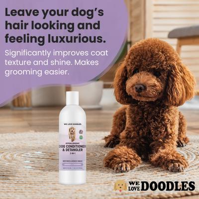 4-in-1 Dog Conditioner & Detangler, 16-fl oz bottle