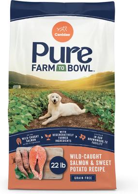 Bundle: CANIDAE PURE Limited Ingredient Salmon & Sweet Potato Dry Food + Salmon & Sweet Potato Canned Dog Food