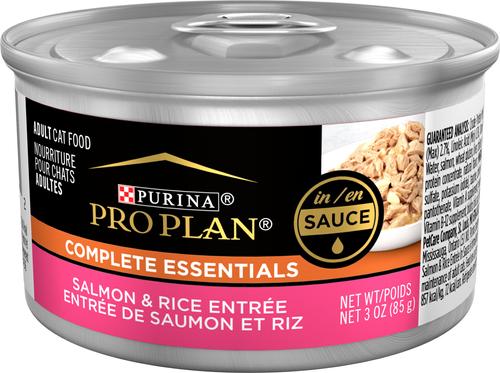 Adult Salmon & Rice Entree in Sauce Canned Cat Food, 3-oz, case of 24