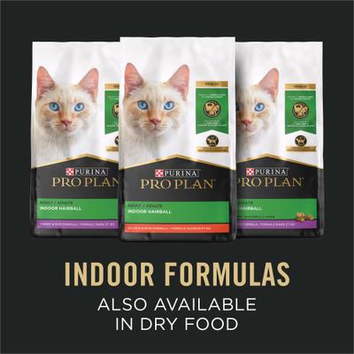 Focus Adult Indoor Care Salmon & Rice Entree in Sauce Canned Cat Food, 3-oz, case of 24