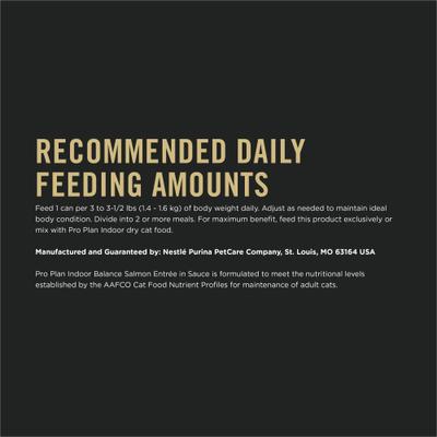 Focus Adult Indoor Care Salmon & Rice Entree in Sauce Canned Cat Food, 3-oz, case of 24