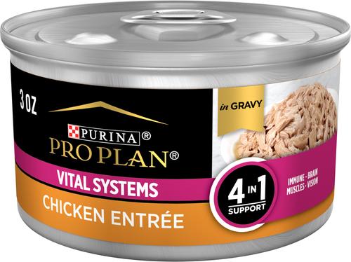 Vital Systems Chicken Entree in Wet Cat Food Gravy, 3-oz can, case of 24