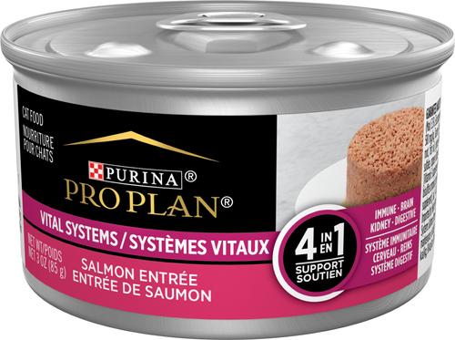 Vital Systems 4-in-1 Support Tuna Entrée Pate Wet Cat Food, 3-oz can, case of 24
