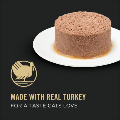 Hairball Control Turkey Entree Pate Wet Cat Food, 3-oz can, case of 24
