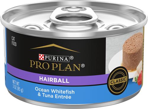 Hairball Control Turkey Entree Pate Wet Cat Food, 3-oz can, case of 24