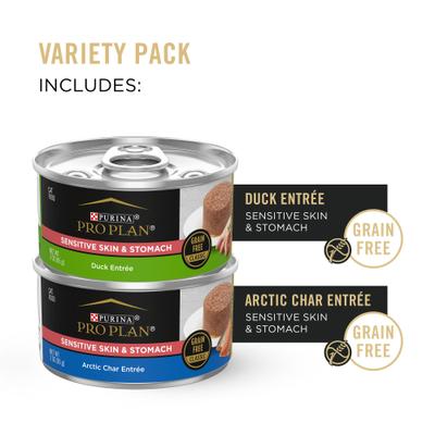 Focus Sensitive Skin & Stomach Duck & Arctic Char Variety Pack Canned Cat Food, 3-oz can, case of 24