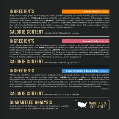 Indoor Balance Chicken, Salmon, Whitefish & Tuna Variety Pack Wet Cat Food, 3-oz can, case of 24