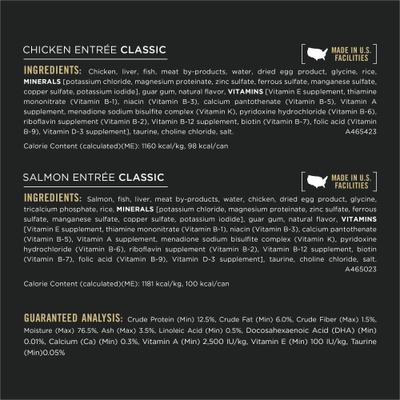 Vital Systems Chicken & Salmon Entrée Variety Pack 4-in-1 Muscles, Brain, Immune & Bone Wet Kitten Food, 3-oz can, case of 24