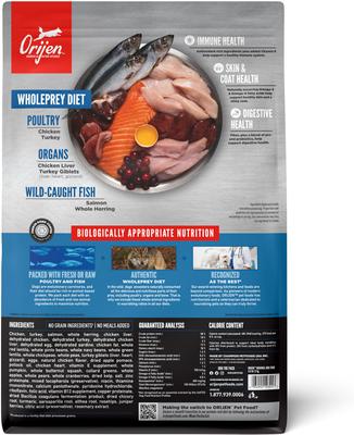 Paquete: Alimento húmedo para estofado original ORIJEN Real Meat Shreds + Alimento seco original para perros