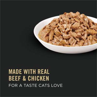 Beef & Chicken Entree in Gravy Canned Cat Food, 3-oz, case of 24