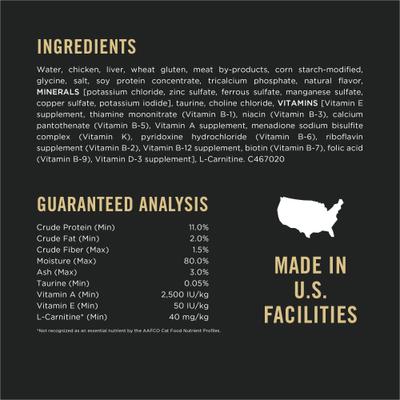 Focus Healthy Metabolism Formula Chicken Entrée in Gravy Adult Canned Cat Food, 3-oz, case of 24