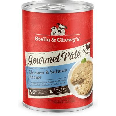 Stella & Chewy's Gourmet Pâté Puppy Pollo y Salmón, 12 latas de 354 g