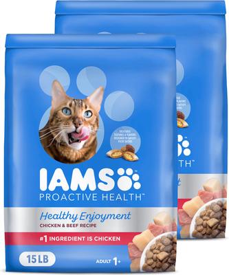 Proactive Health Healthy Enjoyment Immune Support Chicken & Beef Adult Dry Cat Food, 6-lb bag