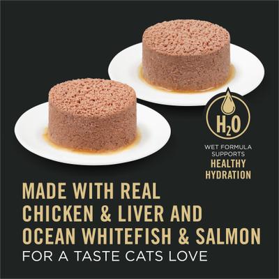 Grain-Free Chicken & Liver & Ocean Whitefish & Salmon Variety Pack Wet Kitten Food, 3-oz can, case of 24