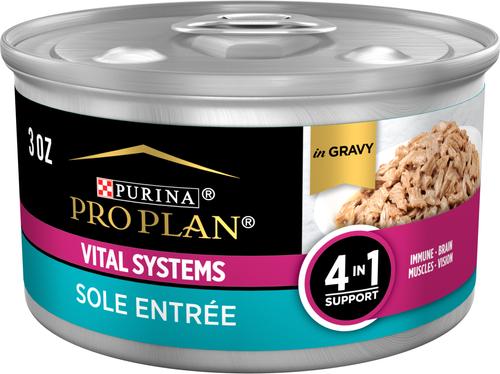 Vital Systems Seafood Entree in Wet Cat Food Gravy, 3-oz can, case of 24