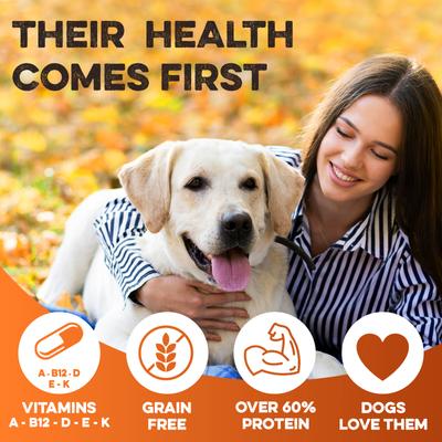 Single-Ingredient High Protein Beef Lung Bites Dehydrated Dog Treats, 8-oz bag