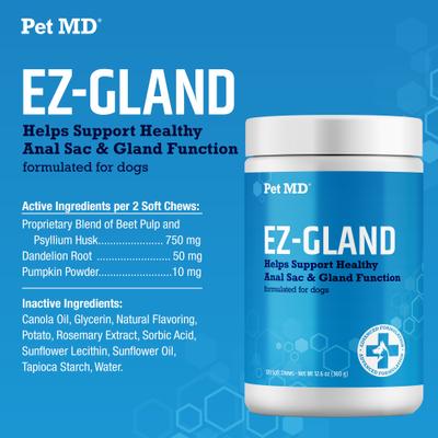 EZ Gland Soft Chews for Dogs, 120 count