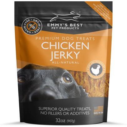 Premios premium de pollo seco para perros, bolsa de 8 oz