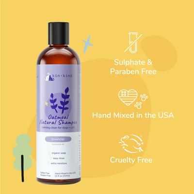 Oatmeal Natural Lavender Dog Shampoo, 12-fl oz bottle