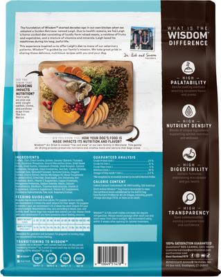 Bundle: Earth Animal Wisdom Air-Dried From the Sea Recipe Premium Natural Dog Food, 2-lb bag + From the Land Recipe Premium Natural Air-Dried Dog Food, 2-lb bag
