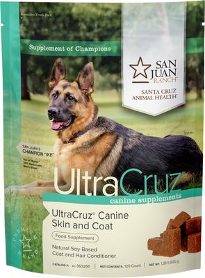 Skin & Coat Dog Supplement, 120 count