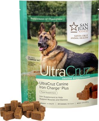Iron Charge Plus Dog Supplement, 120 count