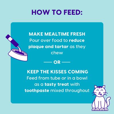 Kiss Me-Ow Variety Pack - Golosinas dentales para lamer para gatos con atún, salmón y pollo, tubo de 0.5 oz, caja de 21