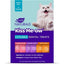 Kiss Me-Ow Variety Pack - Golosinas dentales para lamer para gatos con atún, salmón y pollo, tubo de 0.5 oz, caja de 21