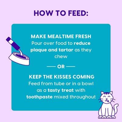 Golosinas dentales para lamer Kiss Me-Ow Chicken para gatos, tubo de 0.5 oz, caja de 4