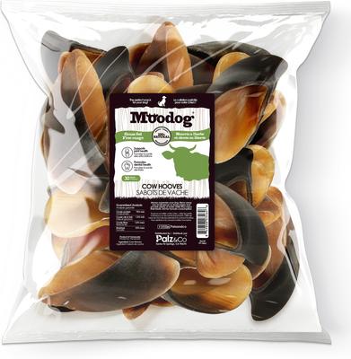 Moodog Cow Hooves Dog Treats, 30 count