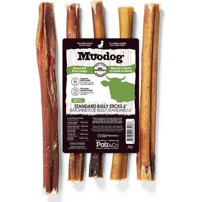 Palitos de carne de res estándar Moodog, premios para perros, 25 unidades