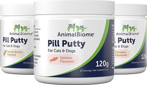Peanut Butter Plant-Based Pill Putty Dog & Cat Treats, 4.2-oz bag