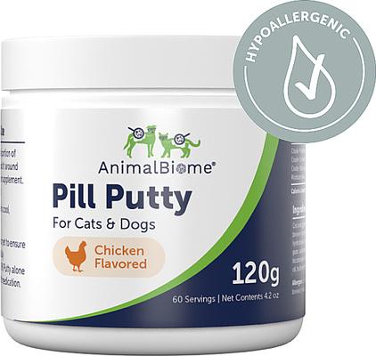 Chicken Hydrolyzed-Protein Pill Putty Dog & Cat Treats, 4.2-oz bag