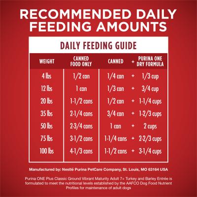 +Plus Adult Classic Ground Vibrant Maturity Senior Adult 7+ Turkey & Barley Entree Canned Dog Food, 13-oz, case of 12